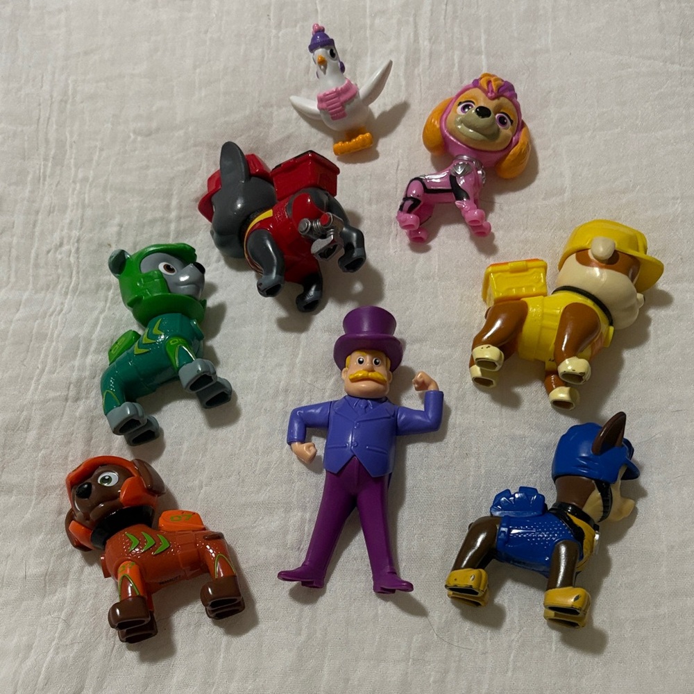 Paw Patrol Colorful Action Figure Collection Mayor Hummdinger